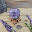 Purple Fluorite Sphere (1 3/4’’ to 3 1/2’’) – Intuition & Focus Crystal | The Mystical Moons - 20. FLUORITE SPHERE - 2