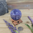 Purple Fluorite Sphere (1 3/4’’ to 3 1/2’’) – Intuition & Focus Crystal | The Mystical Moons - 19. FLUORITE SPHERE - 2