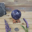 Purple Fluorite Sphere (1 3/4’’ to 3 1/2’’) – Intuition & Focus Crystal | The Mystical Moons - 7. FLUORITE SPHERE - 2