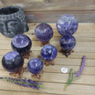 Purple Fluorite Sphere (1 3/4’’ to 3 1/2’’) – Intuition & Focus Crystal | The Mystical Moons - Spheres