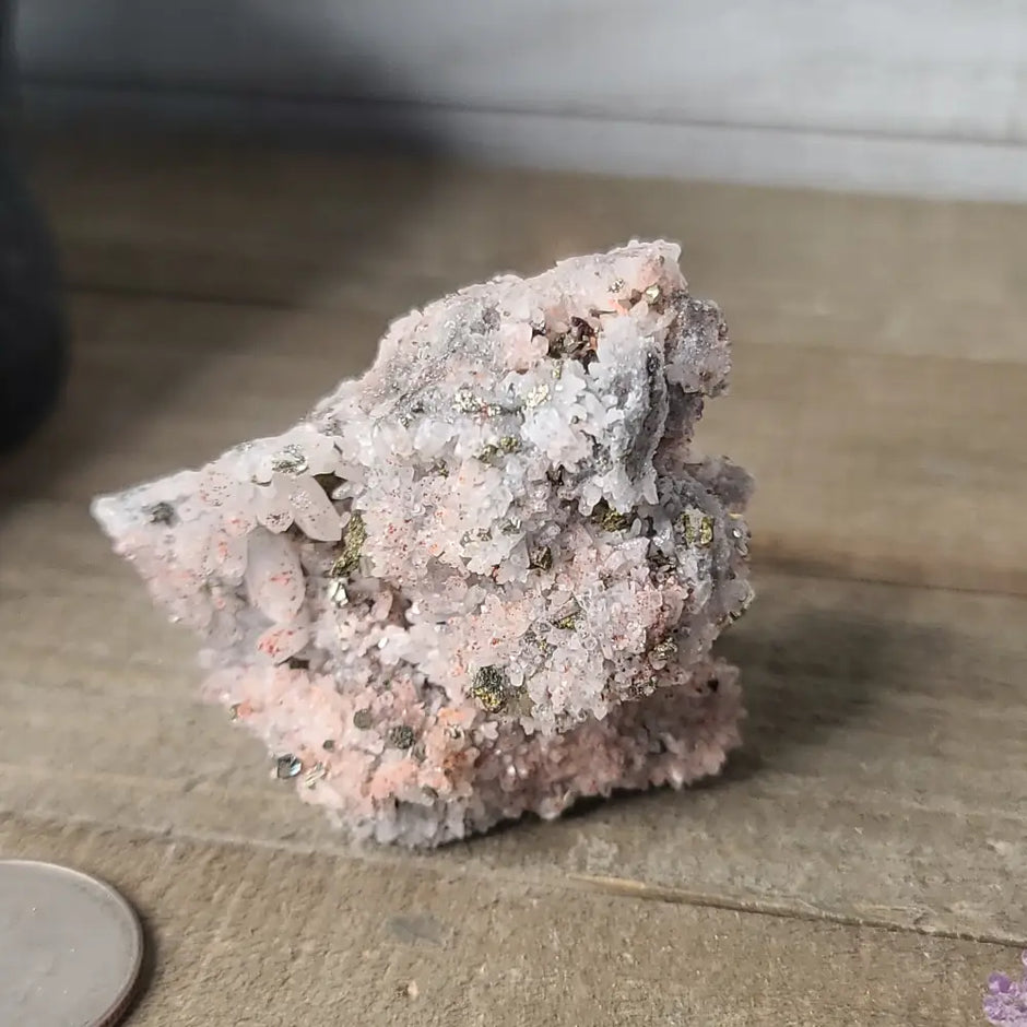Pyrite on Quartz Clusters - 10 - Specimens
