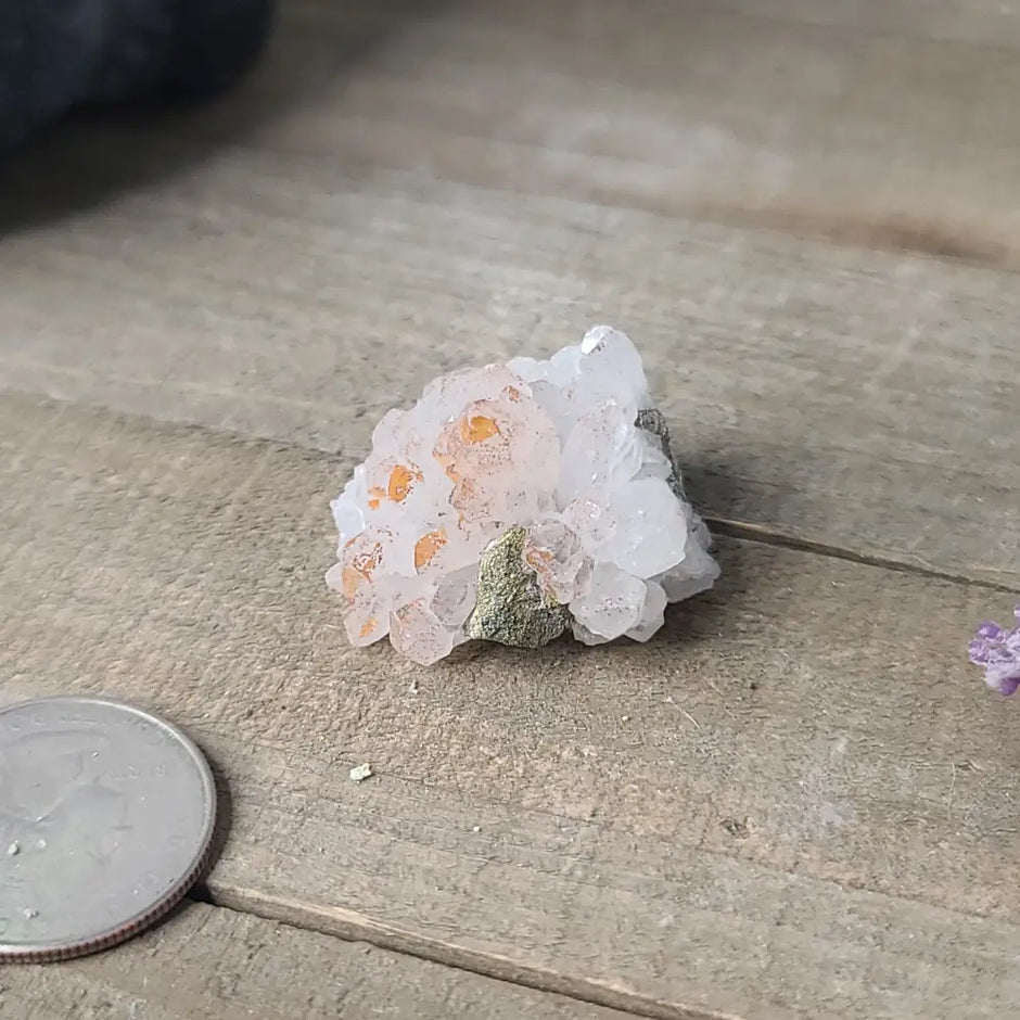 Pyrite on Quartz Clusters - 1 - Specimens