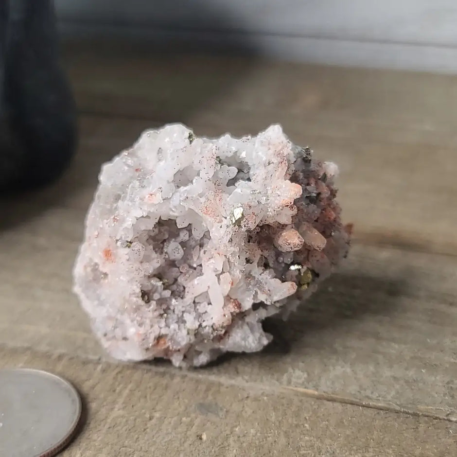 Pyrite on Quartz Clusters - 7 - Specimens