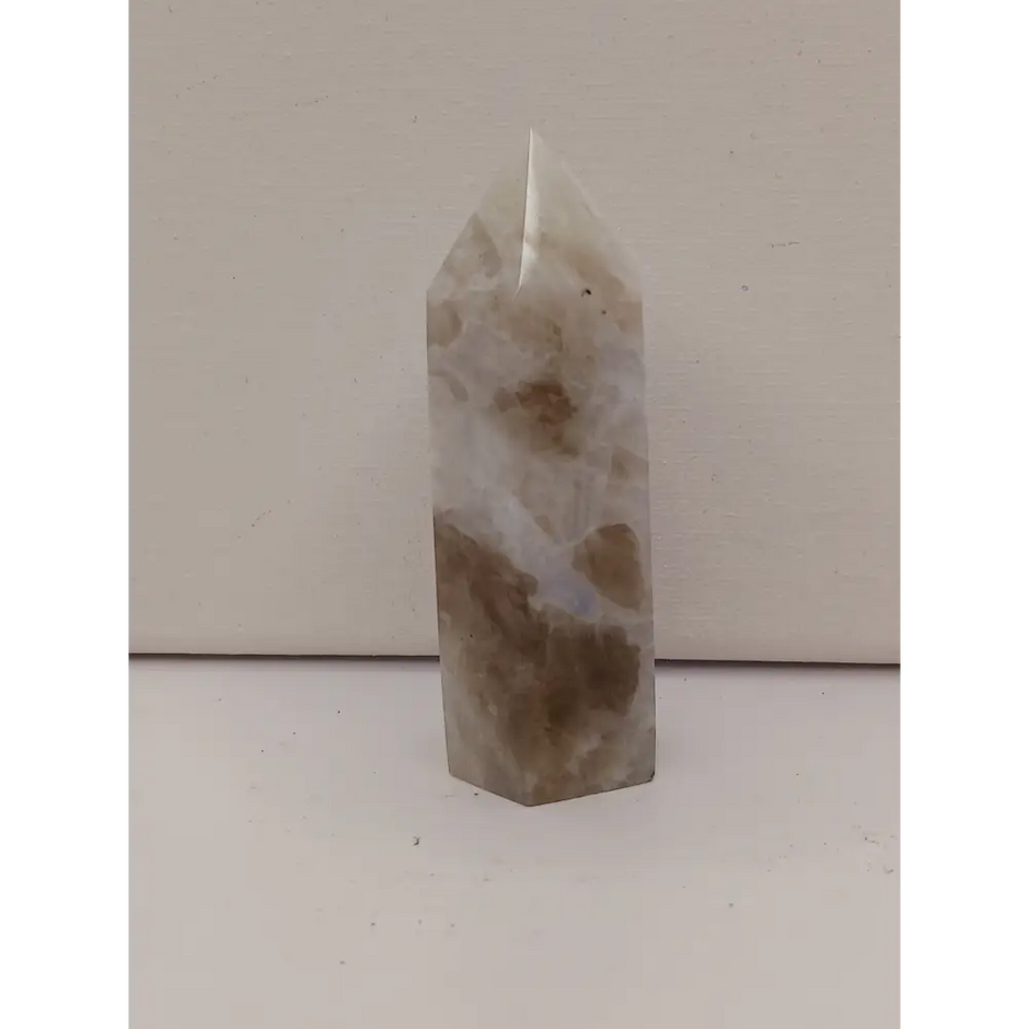 🌈🌙 Rainbow Moonstone Tower – Intuition Balance and Divine Feminine ✨ - 5 - 3.5’’ - Towers