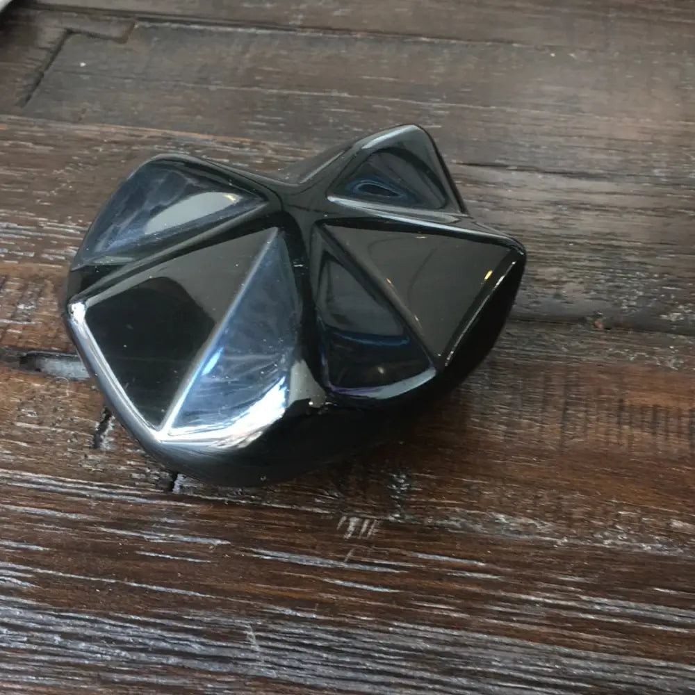 Rainbow Obsidian Freeforms & Stars - Star - 2 - Carvings