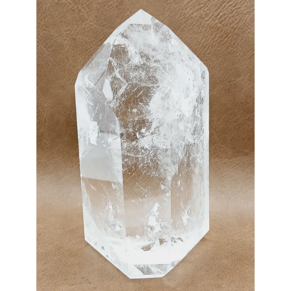 🌈✨ Rainbow Quartz Tower – Joy Clarity and Magical Light 🤍 - 15 - 4.75’’ - Towers