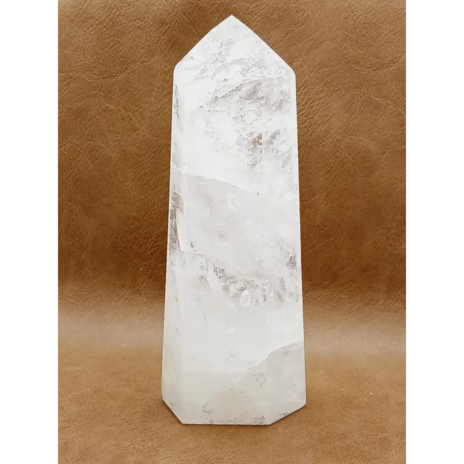 🌈✨ Rainbow Quartz Tower – Joy Clarity and Magical Light 🤍 - 16 - 6.5’’ - Towers