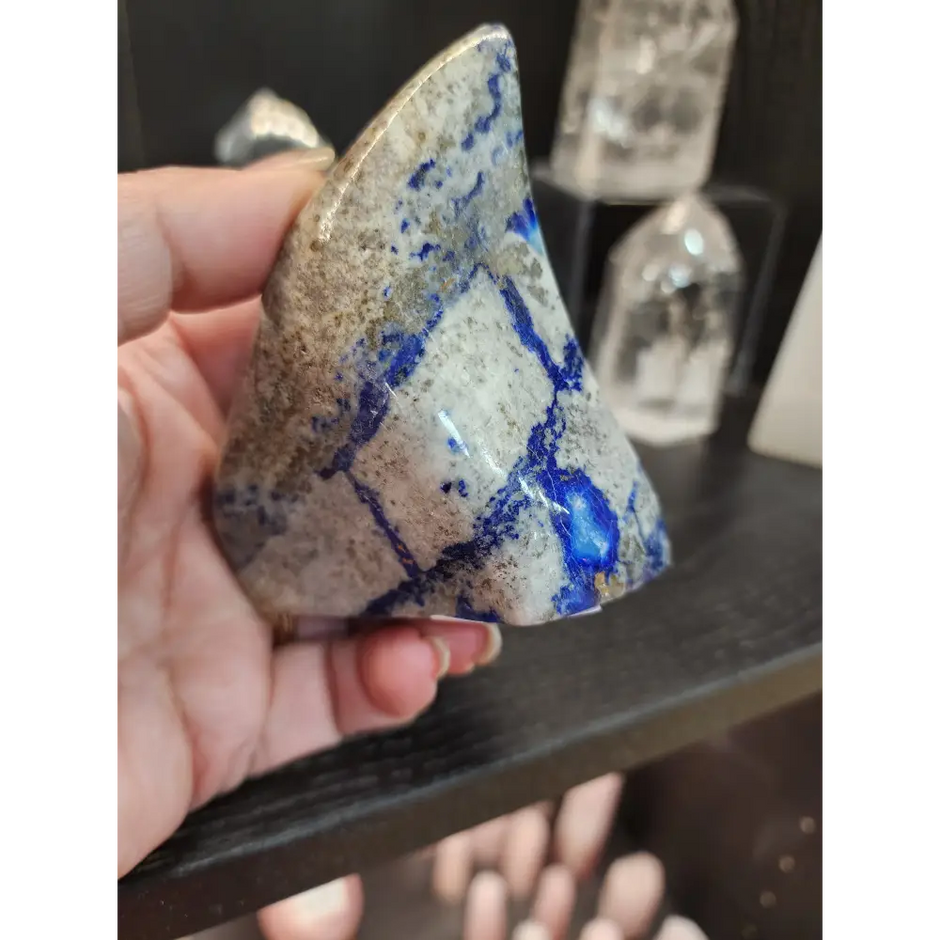 🔷✨ RARE Afghanite Freeform – Rare & Enlightening Crystal Sculpture! 🌟 - Free Forms