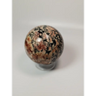 🔴❄️ Red Snowflake Obsidian Sphere 2.5’’ – Balance & Strength ❄️🔴 - 1 - Spheres