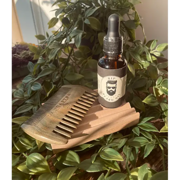 🧔♂️✨ RIP Beard Oil – Organic Sandalwood – Hydrate Tame & Shine! 🌿 - Bath Body & Skin Products