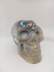Agate Aura Coated Druzy Skull (6 x 4