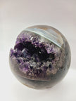 Amethyst Cluster in Black Matrix 3.25 to 4.25 Inch – High Quality Amethyst