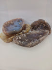 Black Floral Agate Offering Bowls (4 Inch to 6 Inch) – Assorted Sizes for Altar and Sacred Space