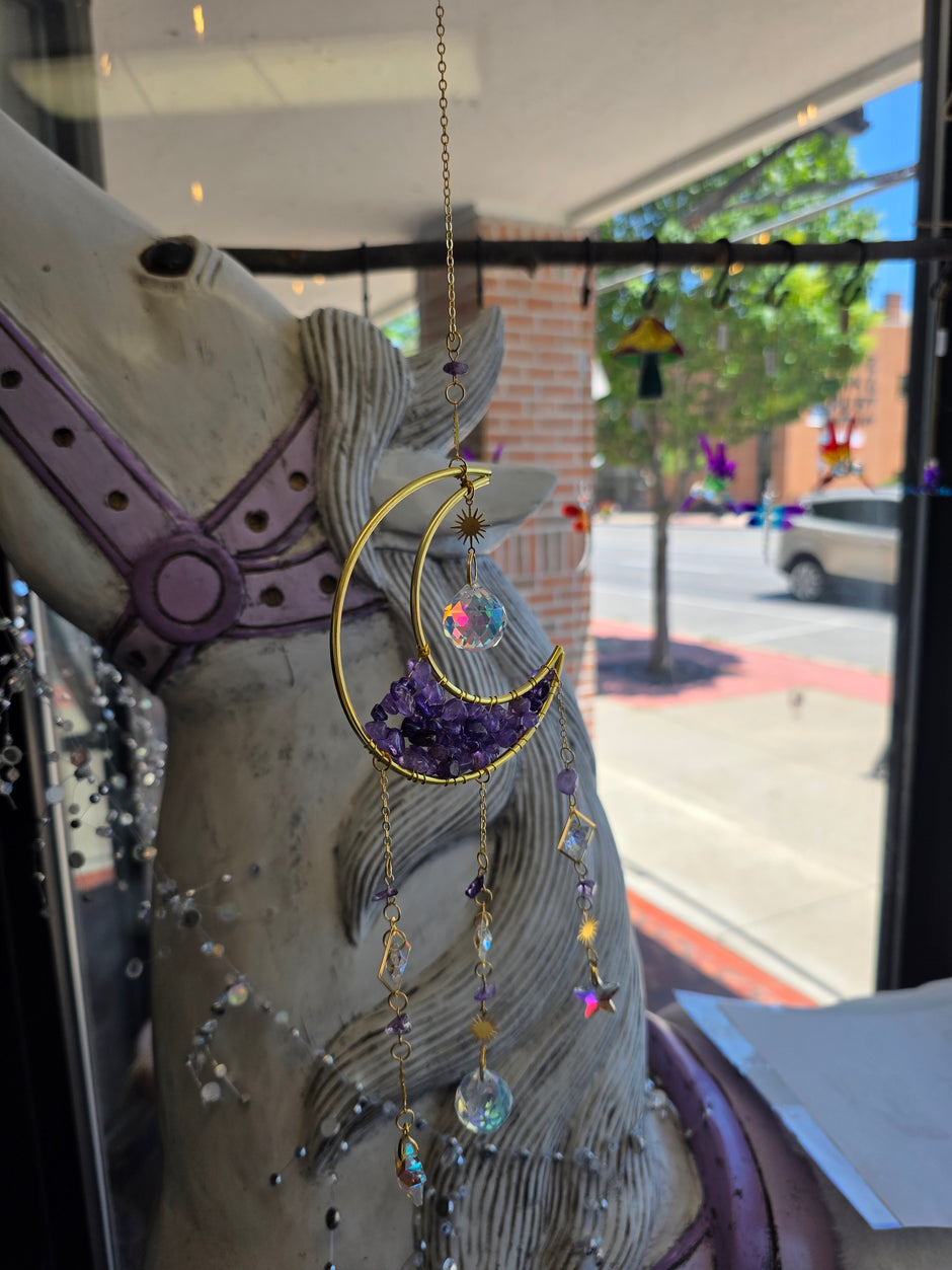 Amethyst Moon Crystal Prism (Star Prisms)