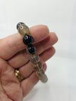 Volcano Agate Bracelet (10mm) – UV Reactive Stretchy Crystal Bracelet