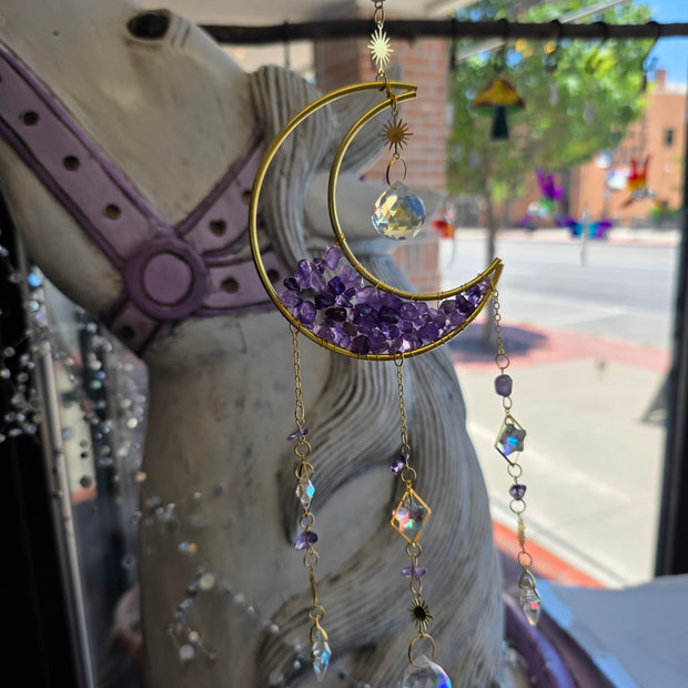 Amethyst Moon Crystal Prism (Star Prisms)