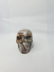 Mexican Crazy Lace Agate Skull (3 Inch) – Joy, Protection, and Grounding Crystal Carving