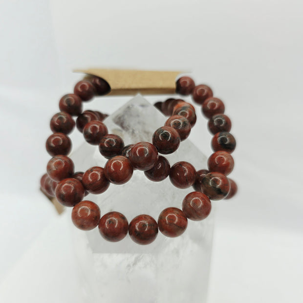 Double Eagle Eye Bracelet (8mm) – Stretchy Crystal Bracelet for Confidence and Protection