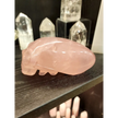 👽💗 Rose Quartz Alien Skull – 5.75’’ x 3’’ – Cosmic Love & Universal Compassion! 🌌 - Carvings