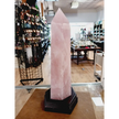 🌹✨ Rose Quartz Tower with Stand – Love Healing and Heart Power 💗