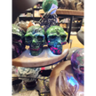 💀✨ Ruby Zoisite Skull (2.75’’) – Vitality Transformation & Heart Healing! 💚❤️ - Carvings