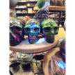 💀✨ Ruby Zoisite Skull (2.75’’) – Vitality Transformation & Heart Healing! 💚❤️ - Carvings