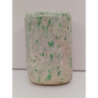 Sausserite freeform with soothing green hues and a unique, polished shape, displayed on a white background.