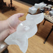 Selenite Charging Bowls - Triple Moon - Carvings