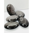 🌟🖤 Silver Sheen Obsidian Palmstone – Reflection and Protection ✨ - PALM
