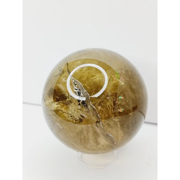 🌞✨ Smokey Citrine Sphere – Manifestation Clarity and Grounded Abundance 🌑 - Spheres