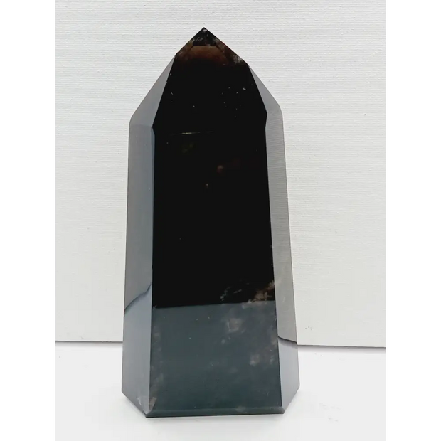 Smokey Ice Obsidian (Apache Tears) - 12 - 5.25’’ - Towers