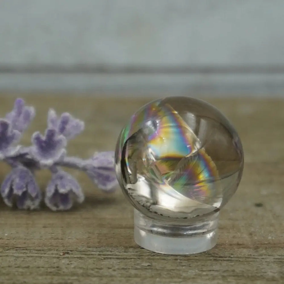 Smokey Quartz Crackle Sphere - Spheres