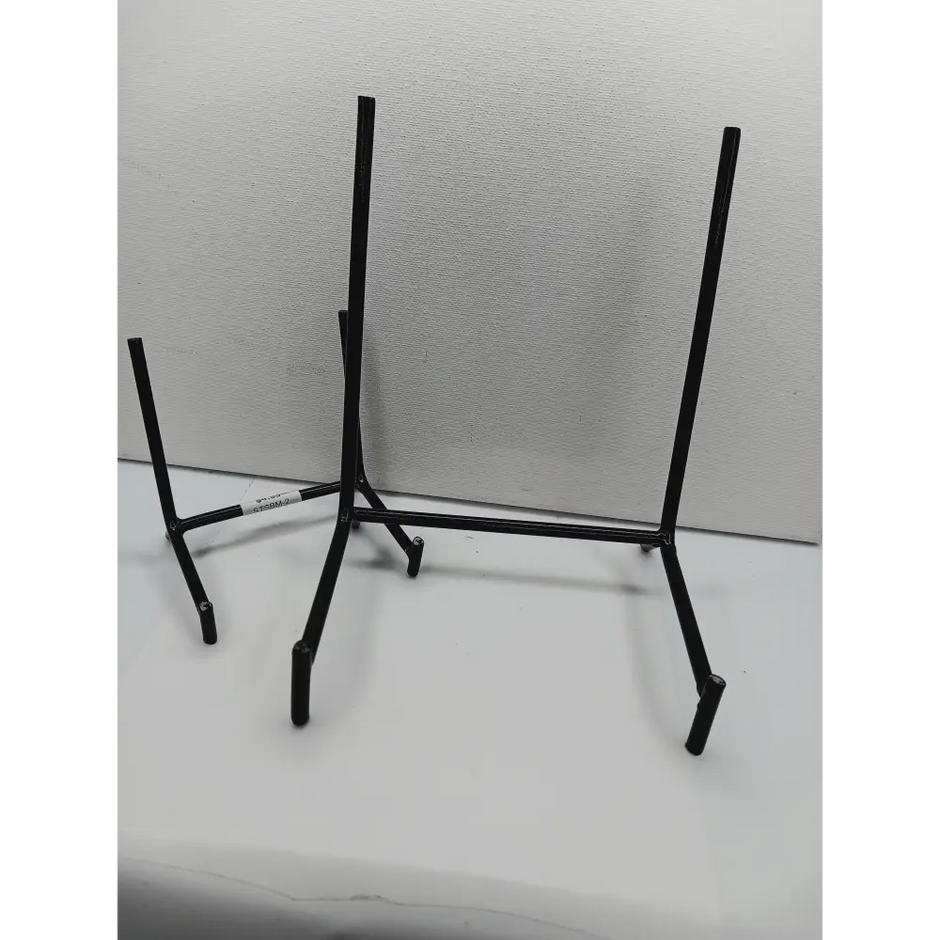 🖤✨ Solid Black Metal Specimen Book or Slab Stand – Two Sizes – Display Protect and Elevate Your Treasures 🌟