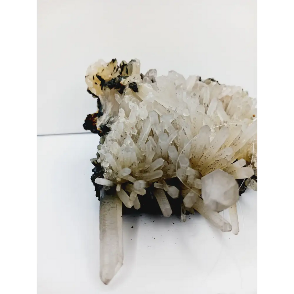🖤✨ Specularite Cluster – Reflection Strength and Spiritual Insight 🌌 - Specimens