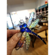 🐉 Stained Glass Dragonflies - 4.5’’ 🌈 - Blue - Home Decor