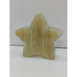 🌙⭐ Star and Moon Carvings – Dream Manifest and Illuminate Your Path ✨ - Green Banded Onyx Star - 3.25’’