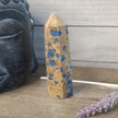 Starlight Blues - Golden Jasper with Azurite - 54 - Towers