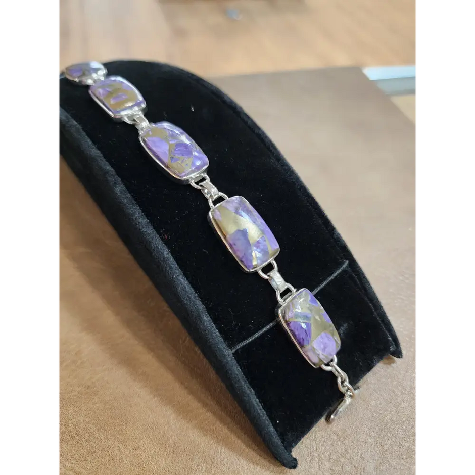 Sterling Silver Bracelets with Metaphysical Elegance ✨ - Chaorite - Jewelry