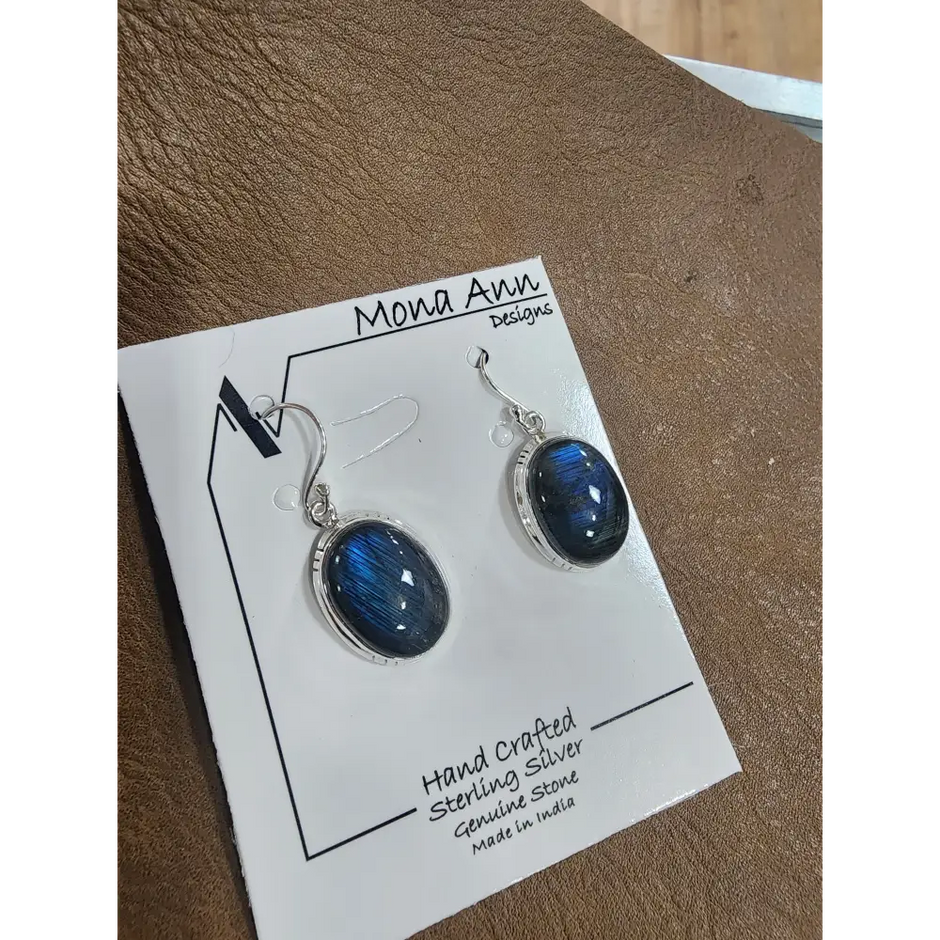 🌈✨ Sterling Silver Labradorite Earrings – Gorgeous Mystical & Irresistible! 💫 - Jewelry