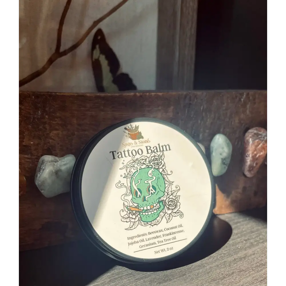 🌱✨ Tattoo Healing Balm – Nourish Protect and Keep Your Ink Vibrant! 🖤 - Bath Body & Skin Products