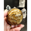 🌈✨ Thousand Layer & Garden Quartz Sphere with Incredible Rainbows – 3.25’’ – Layers of Mystery & Enchantment! 🌿
