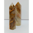 🐅✨ Tiger Skin Smelting Quartz Sphere 3.5’’ – Reiki and Empowerment! 🧡🤎 - Tigers Skin Smelting Points - Towers