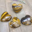 Tiger’s Eye Hearts - 2 - 2.25’’ - Carvings