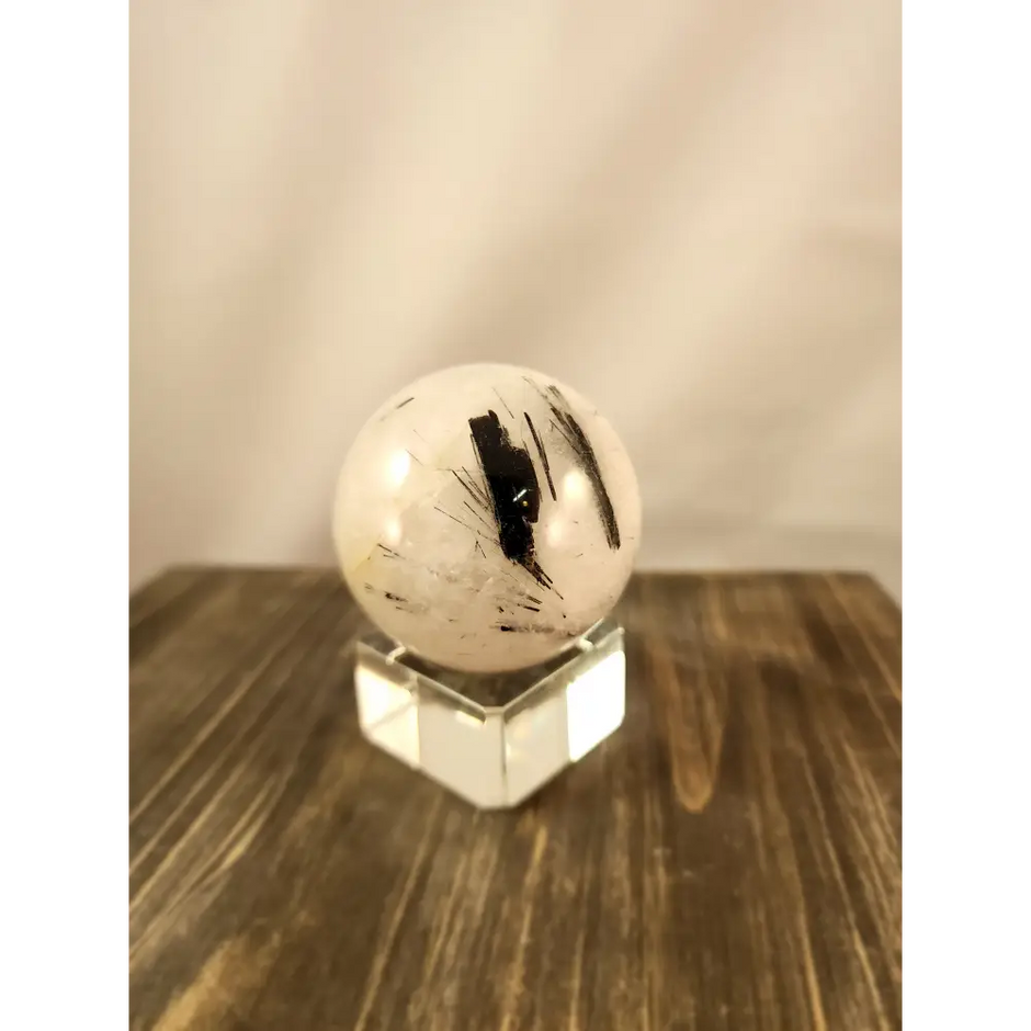 🖤 Black Tourmaline in Quartz Spheres ✨ - 3 - Spheres