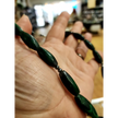 💚✨ Vintage 16’’ Malachite Necklace with Oblong Graduated Beads – Timeless Protection & Heart Healing! 🌿 - Jewelry