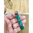 💚✨ Vintage Art Deco Green Chrysoprase Bracelet with Sterling Silver Clasp – Timeless Elegance & Heart Healing Energy! 🌿