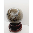 🌋✨ Volcano Agate Sphere w/ stand – Transformation Strength and Grounding. UV REACTIVE 🪐 - Spheres