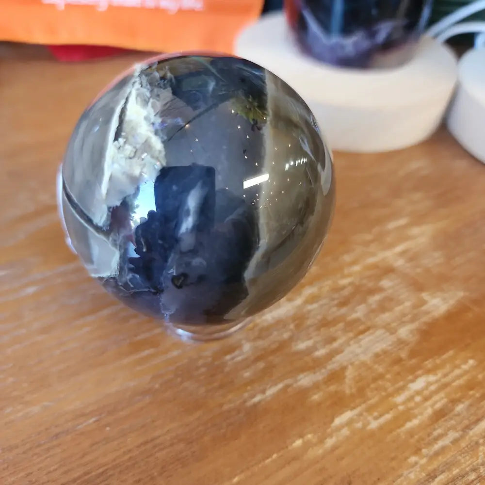 🌋🤍 Volcano Agate Spheres (2.5’’) – Ignite Transformation and Grounding Energy! 🤍🌋 - Spheres