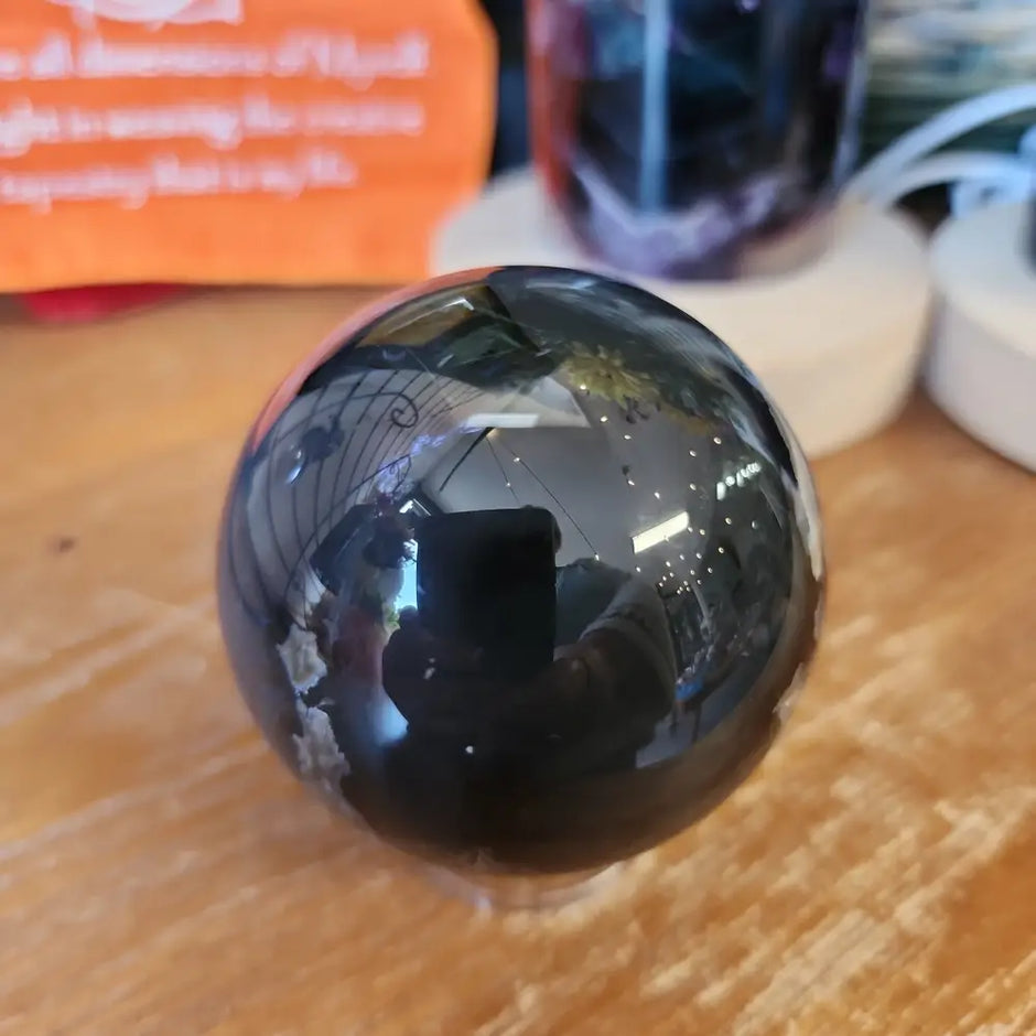 🌋🤍 Volcano Agate Spheres (2.5’’) – Ignite Transformation and Grounding Energy! 🤍🌋 - Spheres
