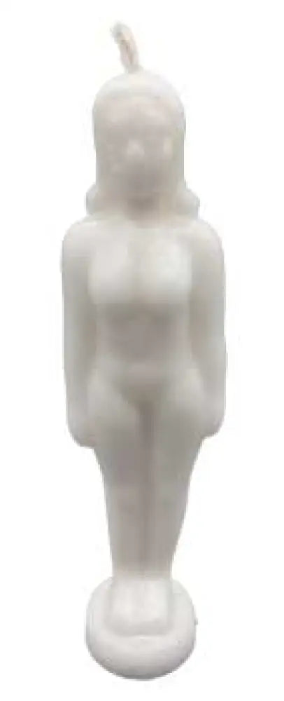 🤍✨ White Female Candle (6.75’’) – Purity Clarity and Spiritual Healing Ritual Candle! 🌙 - Candles & Accessories